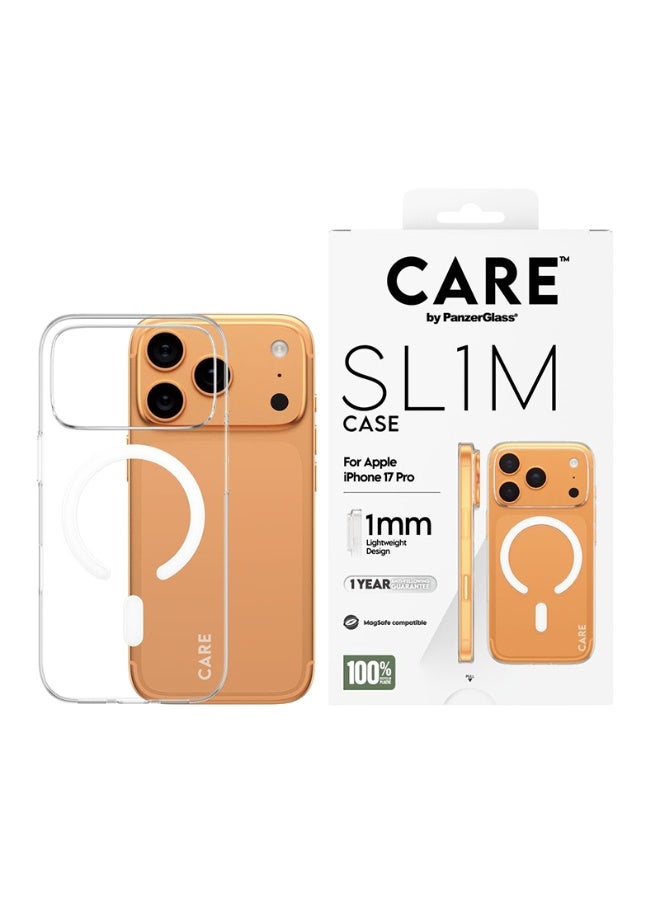 PanzerGlass CARE SL1M Case with MageSafe iPhone 17 Pro - Clear - Image 1